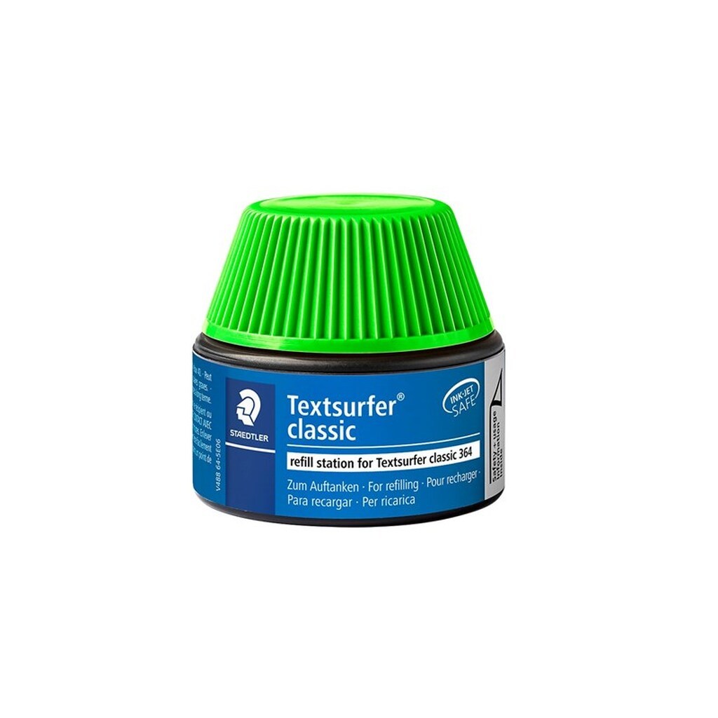 Staedtler REFILL, 4 STK, TIL TEXTSURFER CLASSIC 362 GRØN