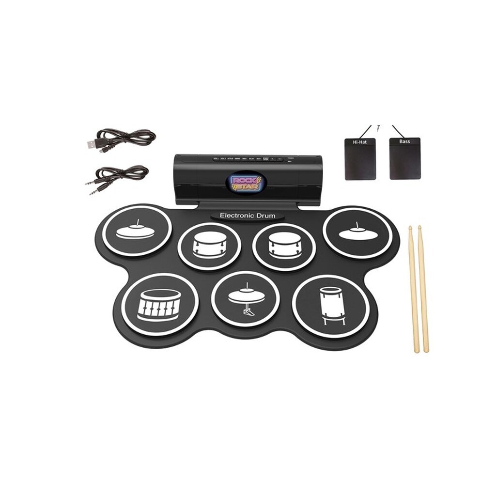 Music Foldable Drum Set Deluxe