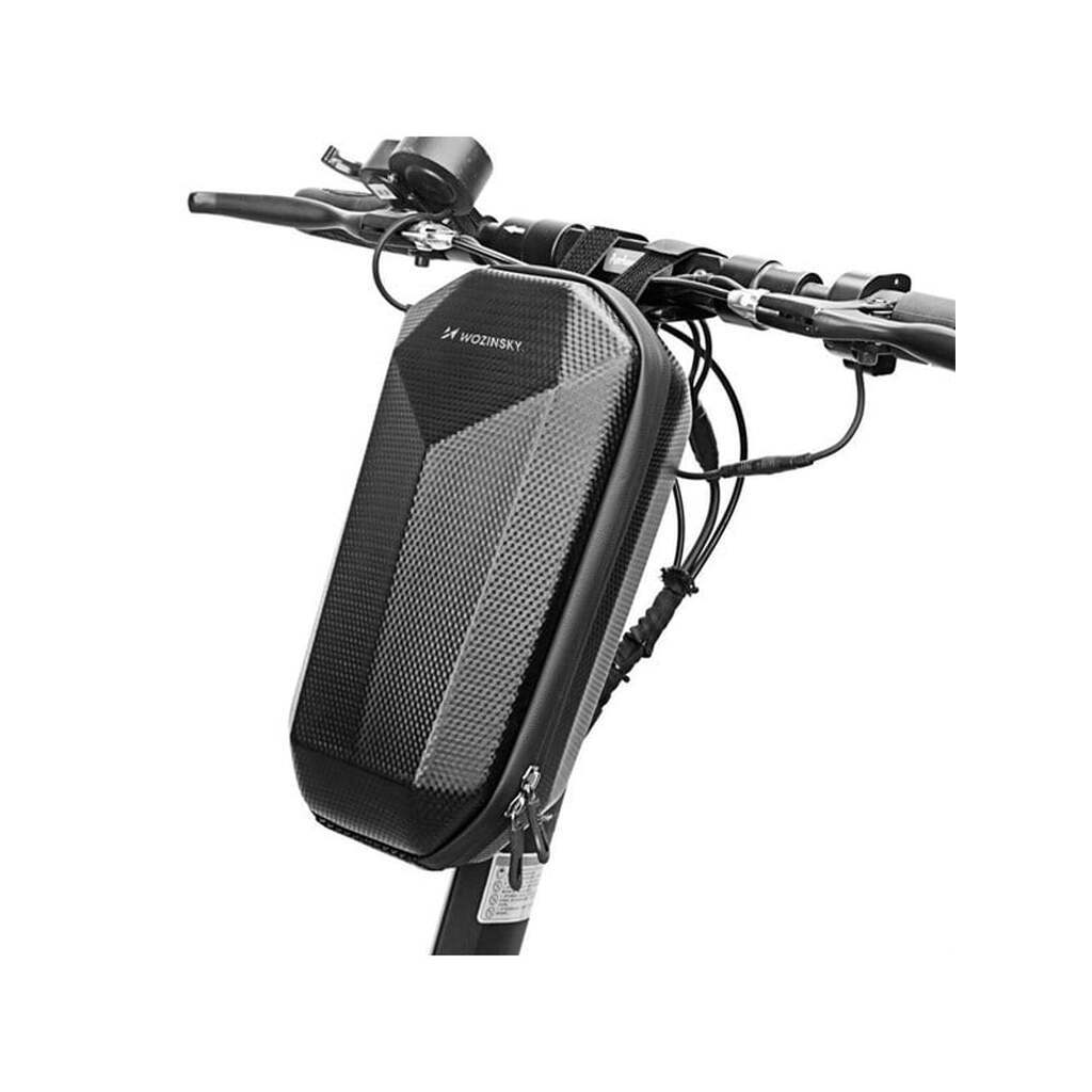 Wozinsky Waterproof Scooter Handlebar Bag Scooter Bag 4L Black (WSB2BK)