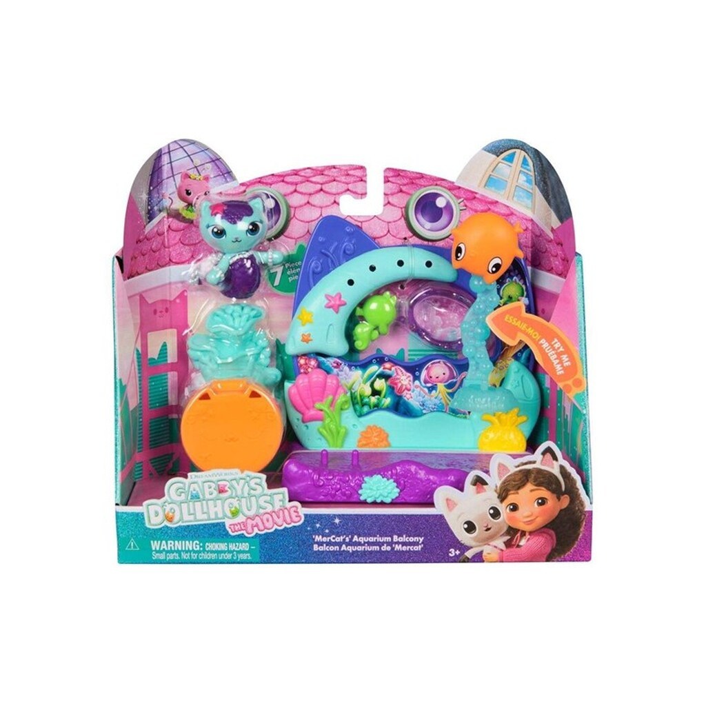 Gabby's Dollhouse Gabby's Movie Balcony - Swing &amp; Swim