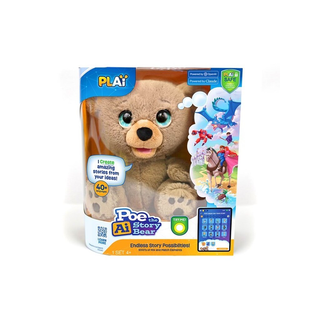 PLAYi Poe Ai historiefortæller Bamse, Dansk Tale