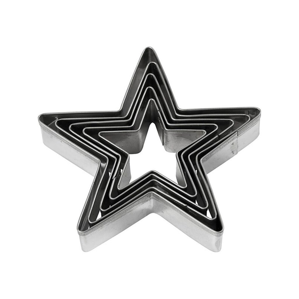 Creativ Company - Star cookie cutters 5 pcs.