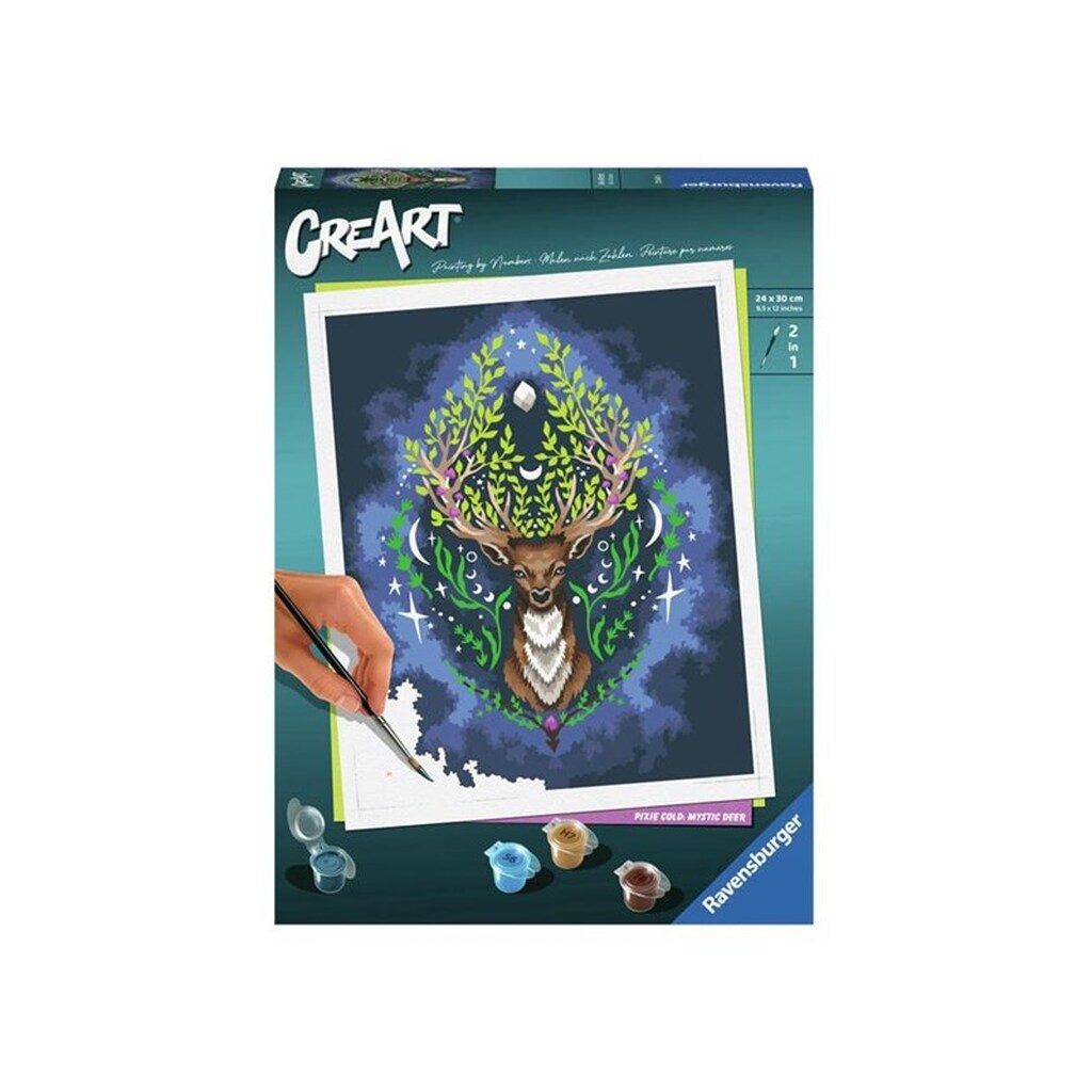 Ravensburger CreArt Painting by Numbers - Pixie Cold: Mystic Deer