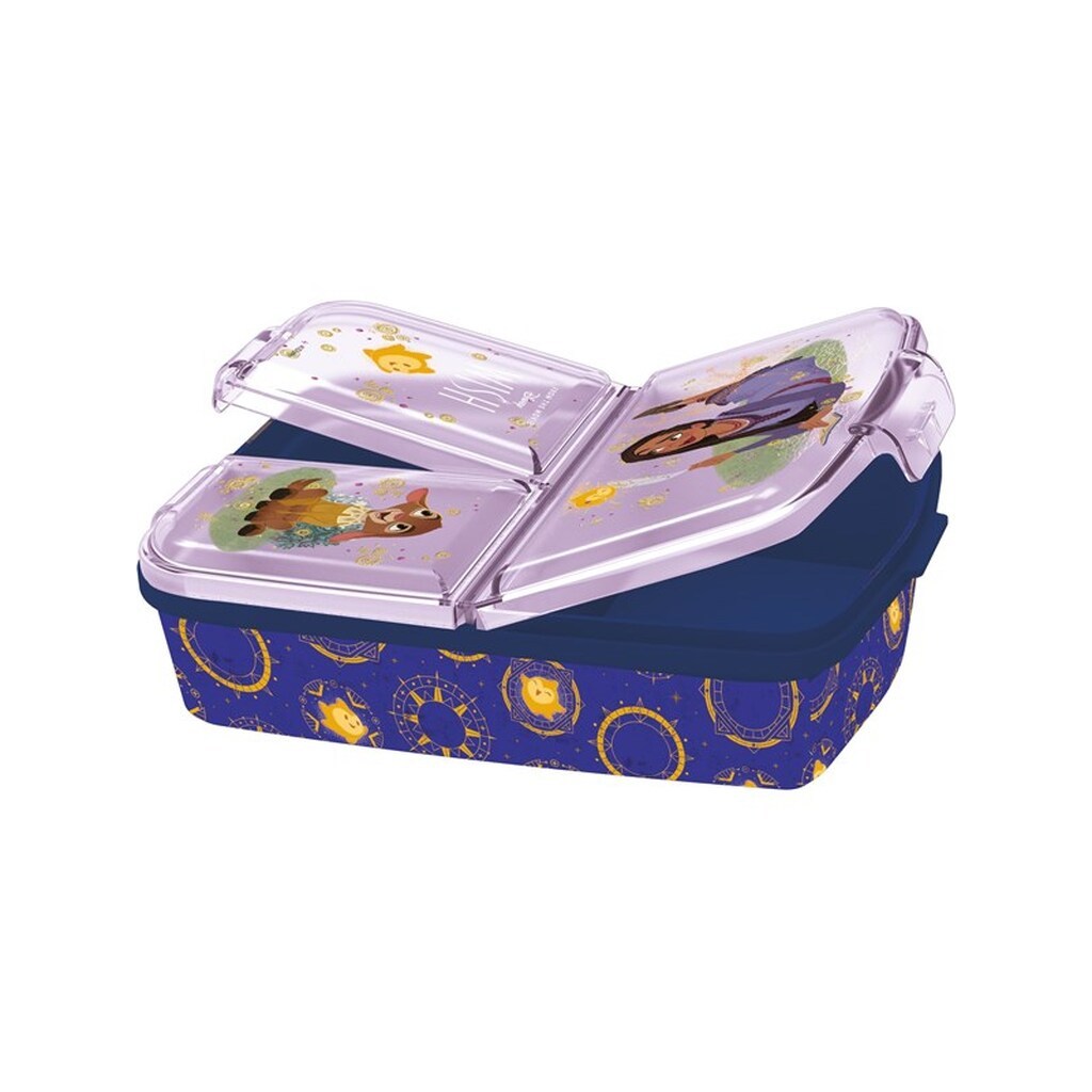 Euromic Disney WISH multi compartment sandwich box 18x13