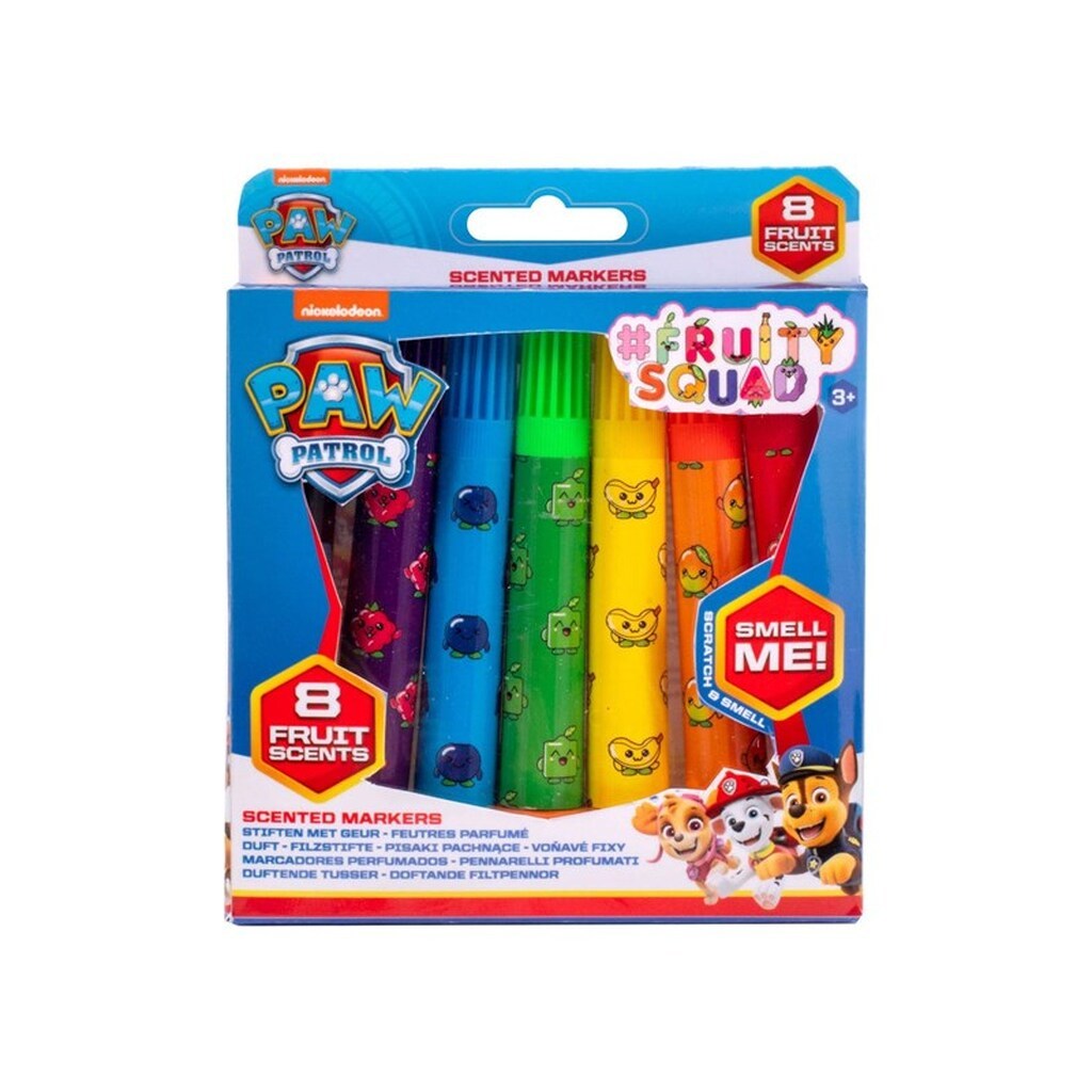 Canenco Fruity Squad PAW Patrol Mini Pens with Scent 12 pcs.
