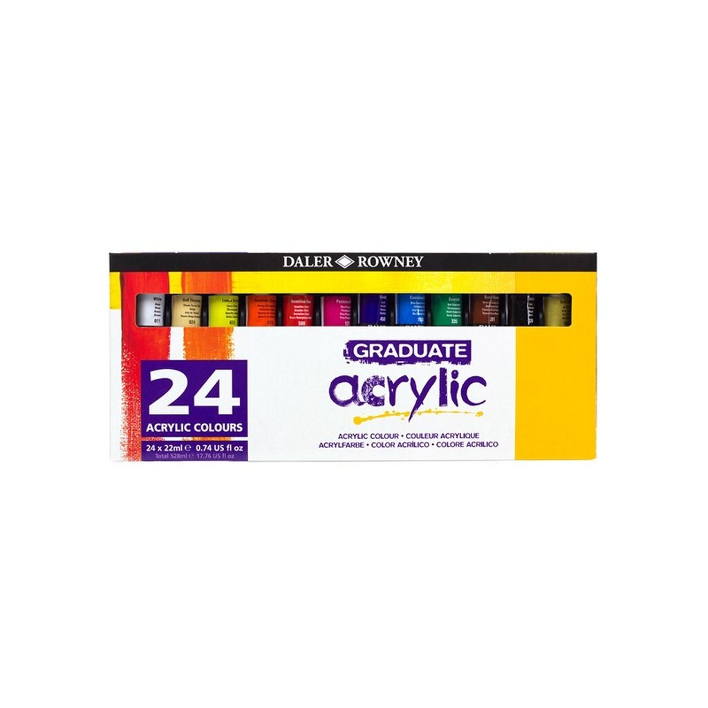 Daler-Rowney Graduate Acrylic Set 24x22 ml
