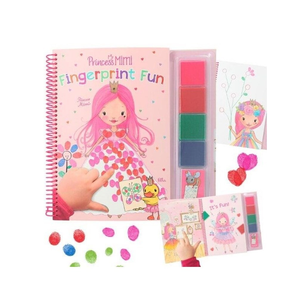 Princess Mimi Fingerprint Fun
