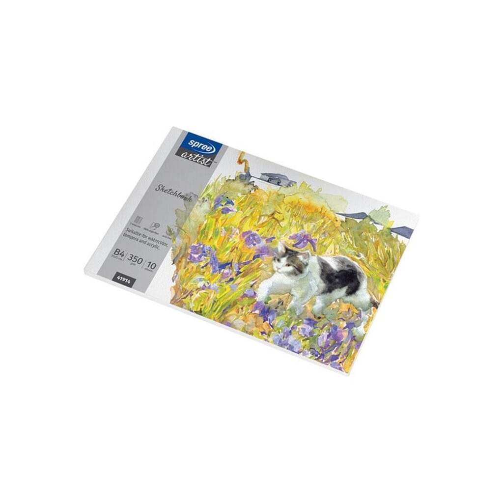 SPREE Tegneblok 350g. 10 ark. B4 350*250mm.
