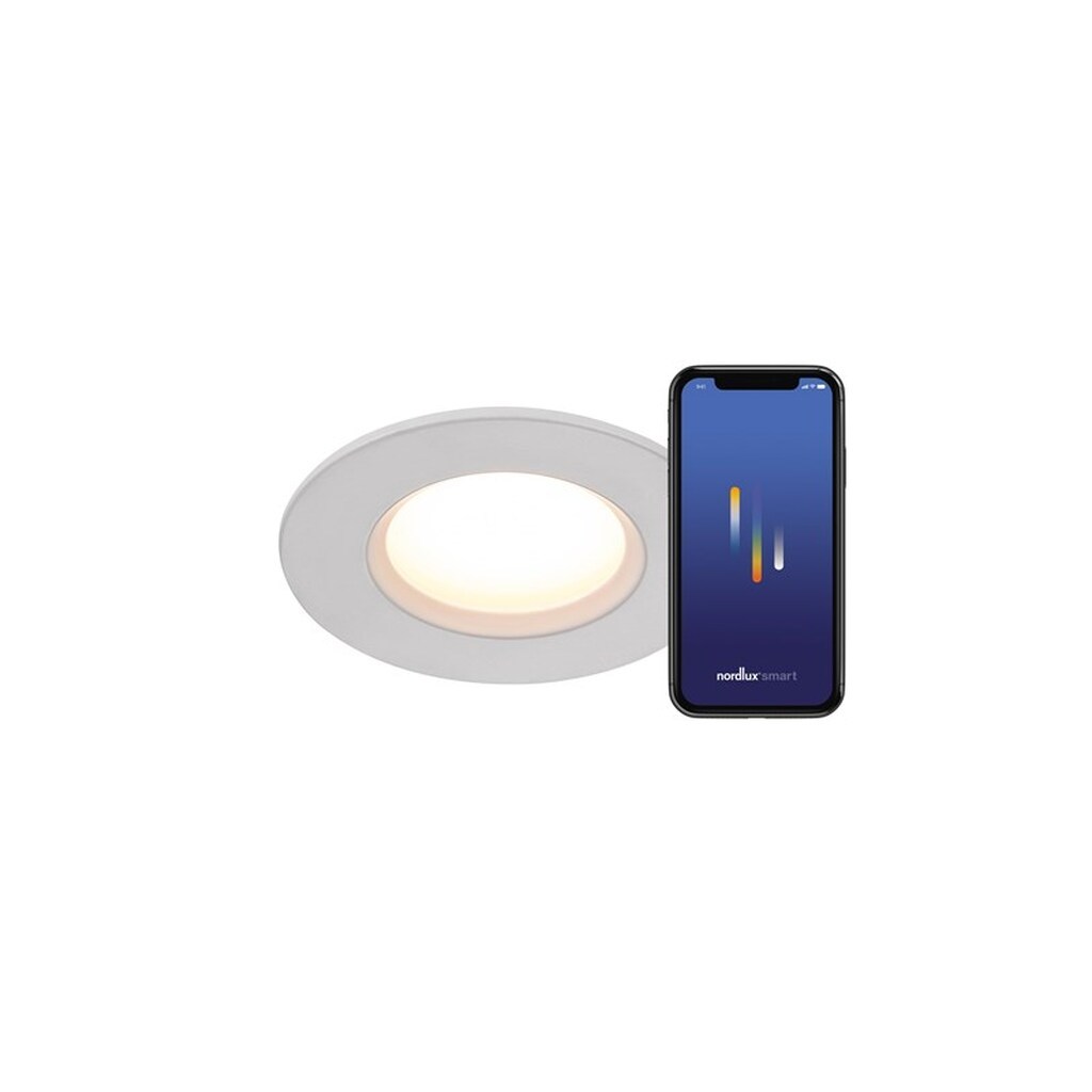 Nordlux Dorado Smart indbygningsspot, 1-kit, hvid