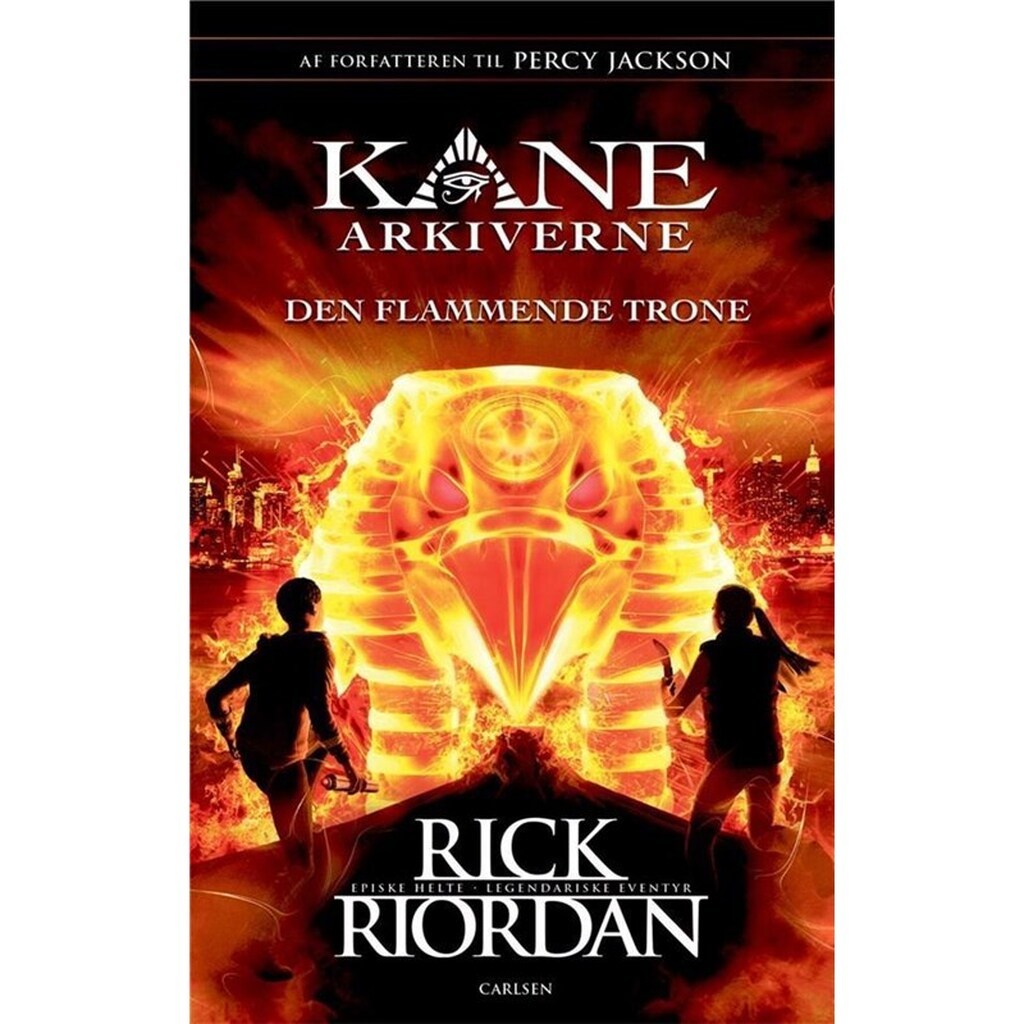 Kane Arkiverne (2) - Den flammende trone - Børnebog - Hardcover