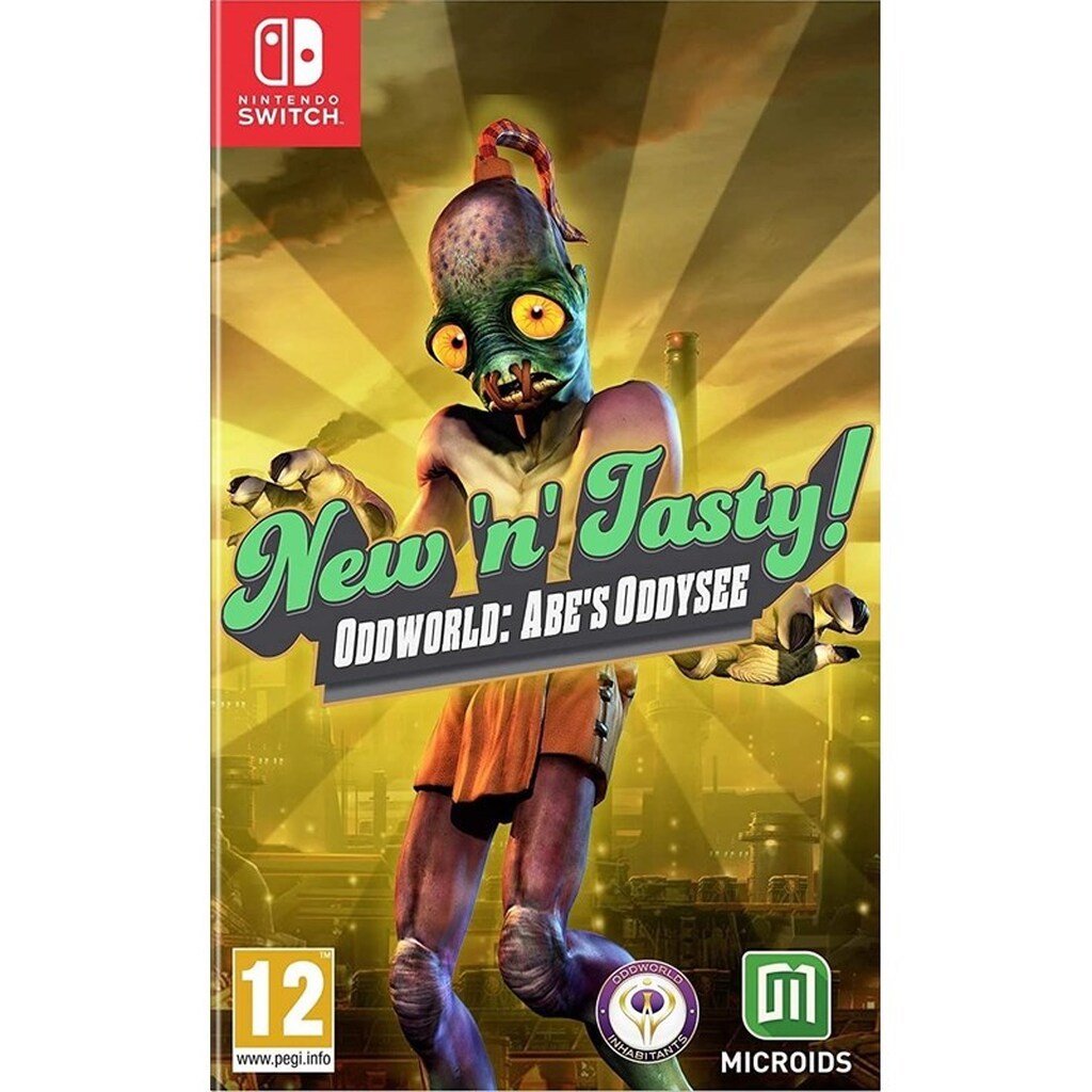 Oddworld: Abe&apos;s Oddysee - New &apos;n&apos; Tasty (Code in a Box) - Nintendo Switch - Platformer