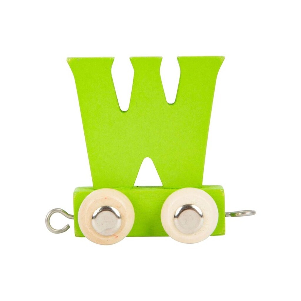 Small Foot - Wooden Letter Train Color - W