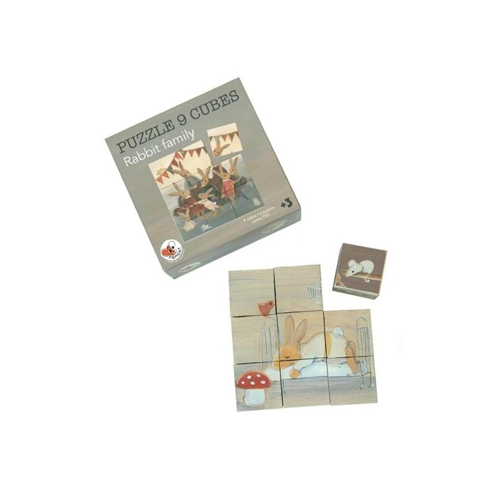 Egmont Toys Puzzle Cubes Rabbit Family