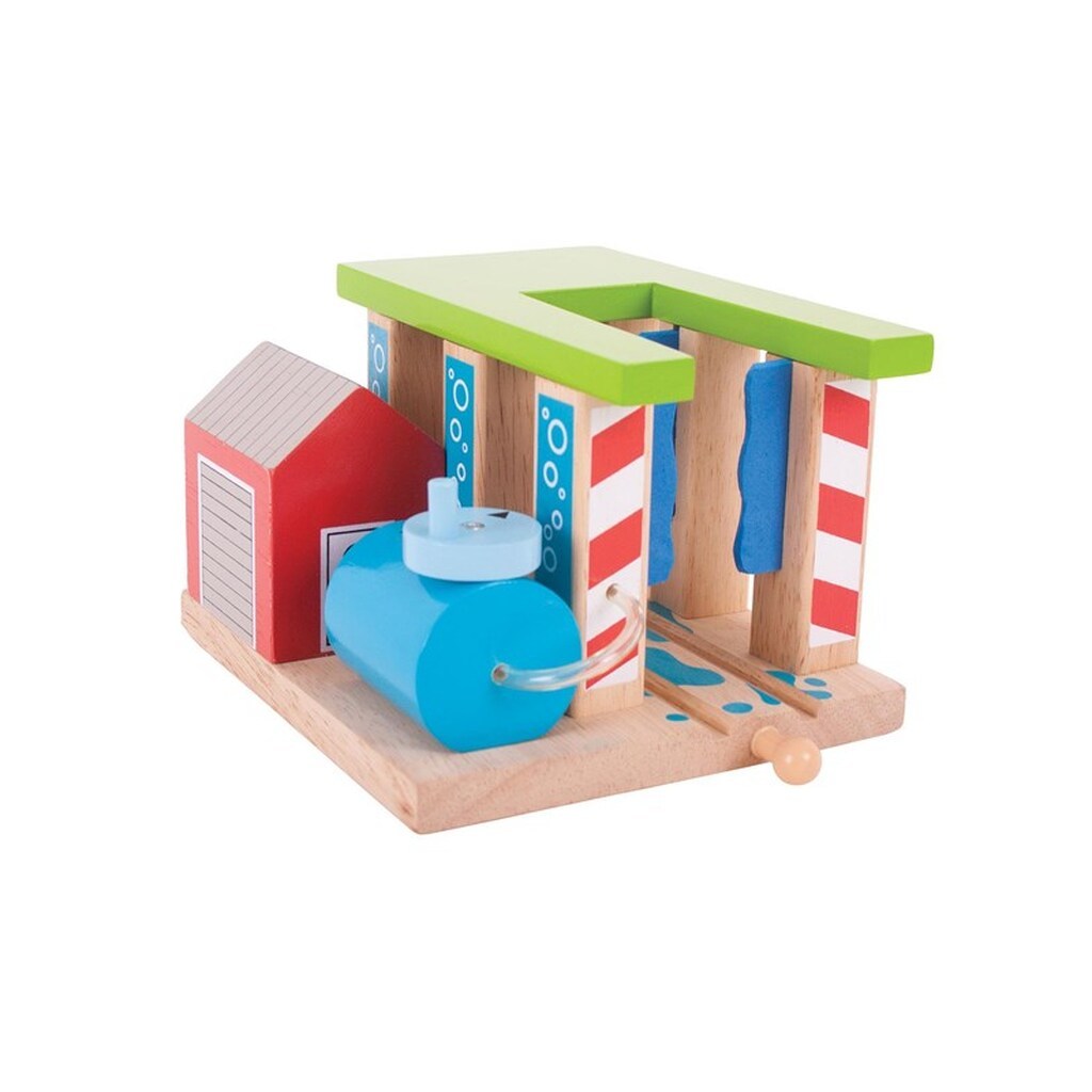 Bigjigs Wooden Rails - Car Wash for Trains