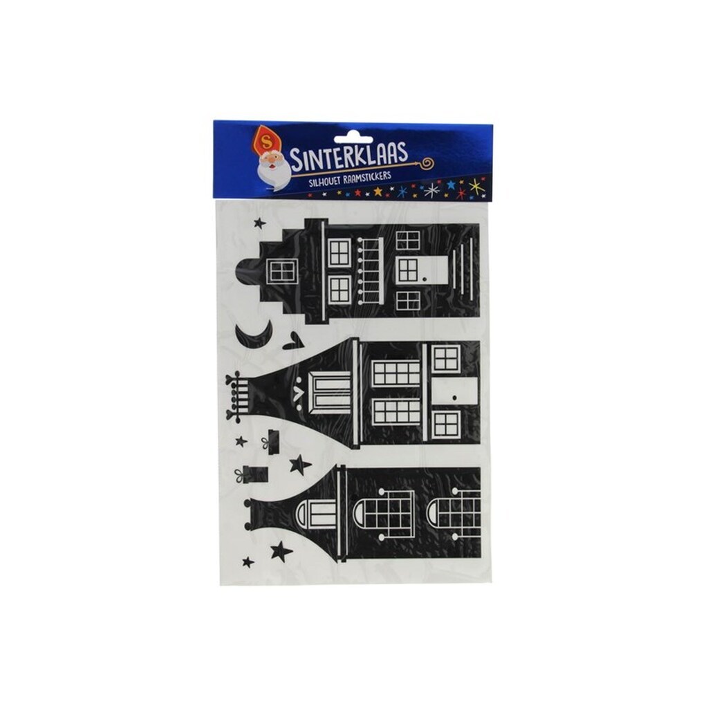 Wins Holland - Silhouette Window Stickers Sinterklaas