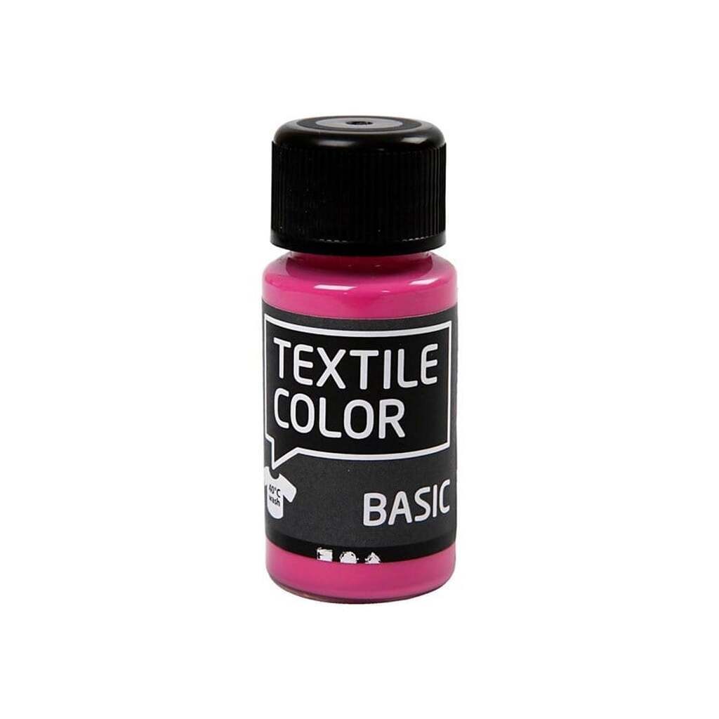 Creativ Company Textile Color Semi-opaque Textile Paint - Pink 50ml