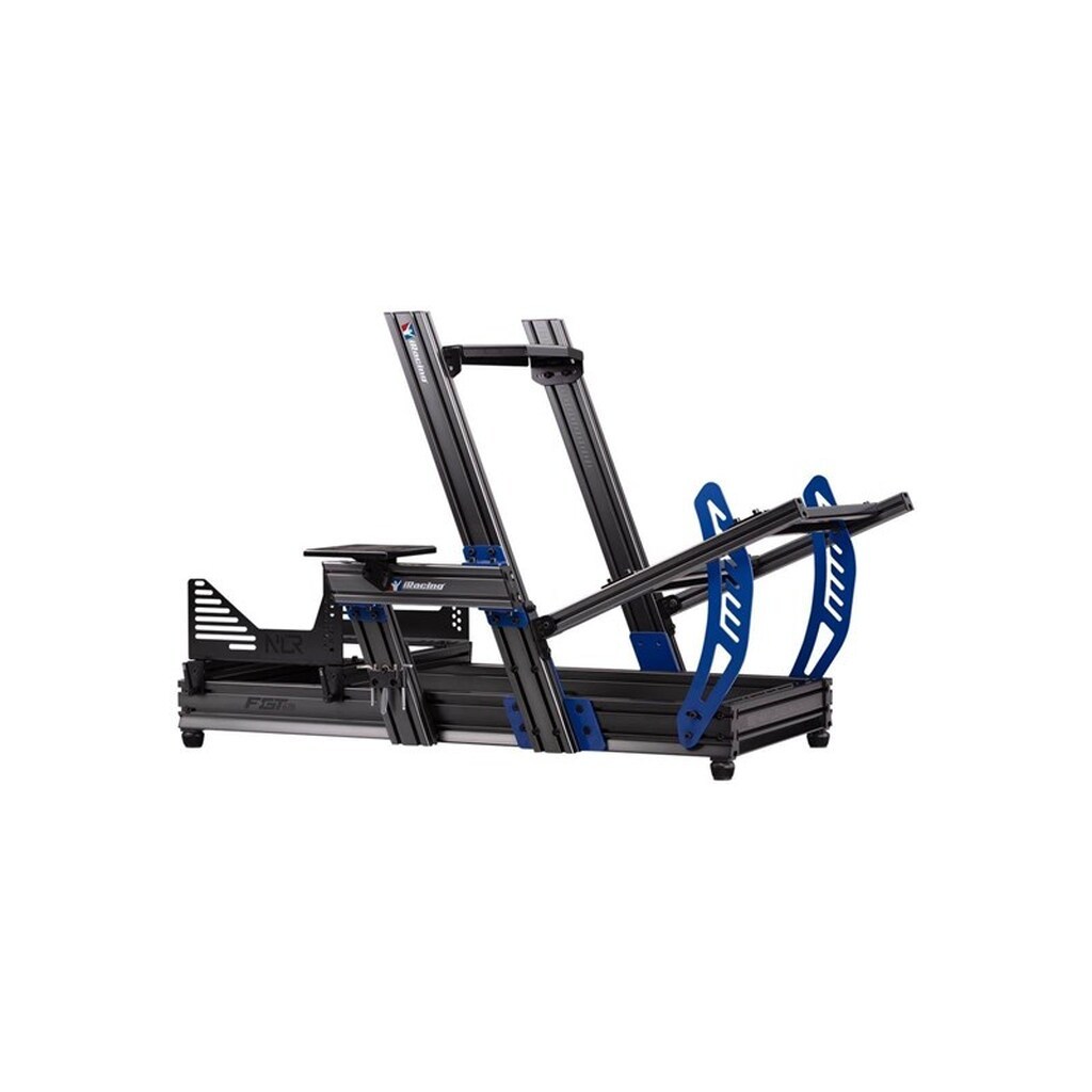 Next Level Racing F-GT Elite iRacing Edition - racing simulator cockpit frame - aluminium carbon steel - carbon grey Sim racercockpit - Aluminium - Op til 150 kg