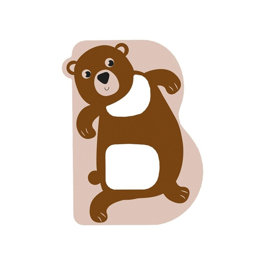 Small Foot - Wooden Animal Children&apos;s Letter - B