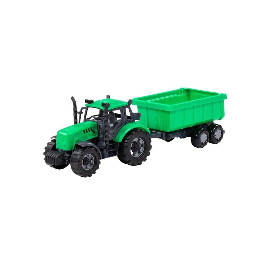 Cavallino Toys Cavallino Tractor with Tipper Trailer Green Scale 1:32