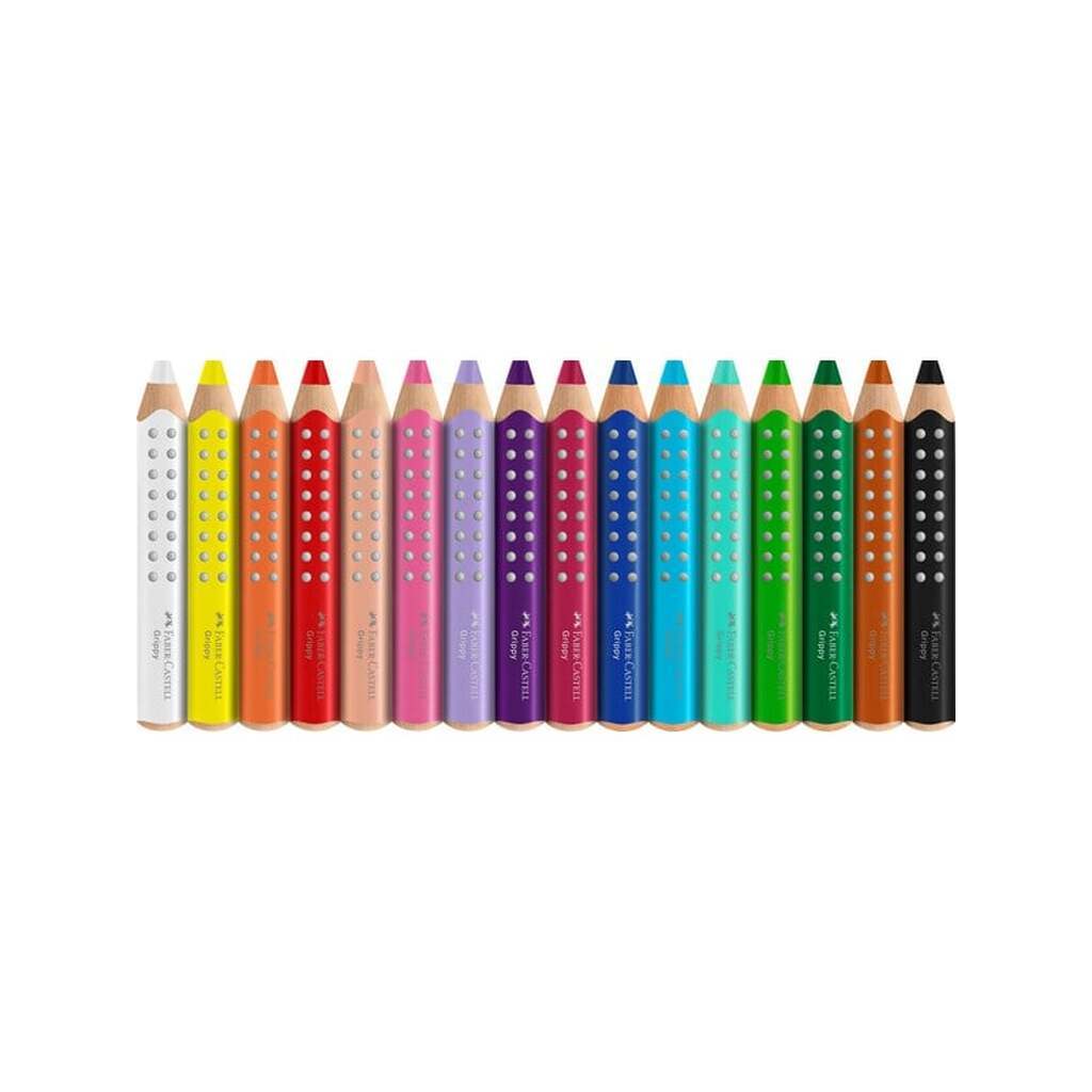 Faber-Castell pensel 3xrund + 3xflad BC
