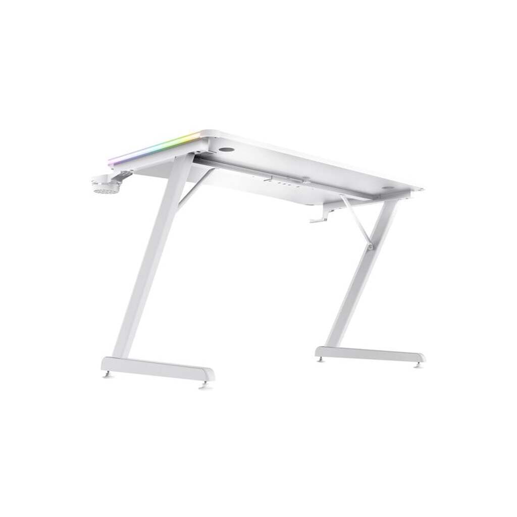 Trust GXT709W Luminus RGB Desk - White Gamer Bord