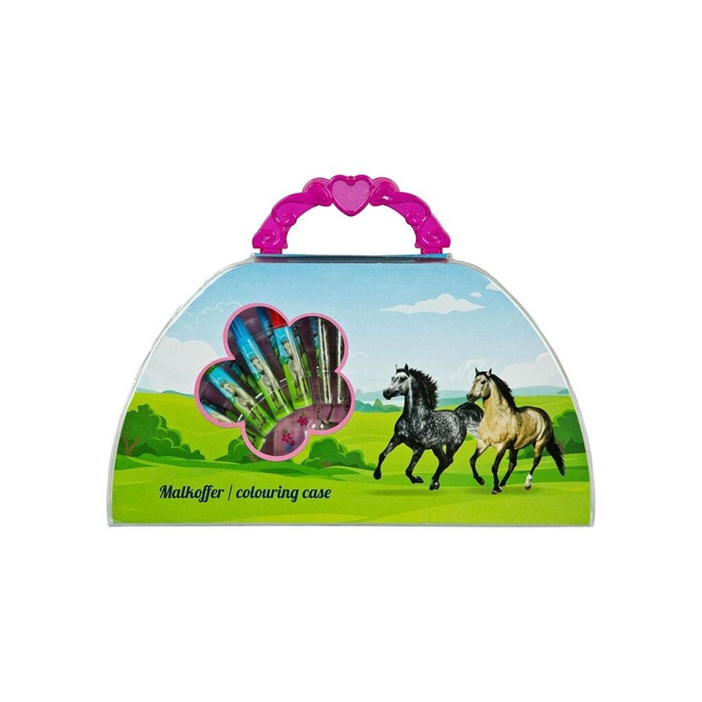 Undercover - Coloring suitcase Horses 51 pcs.
