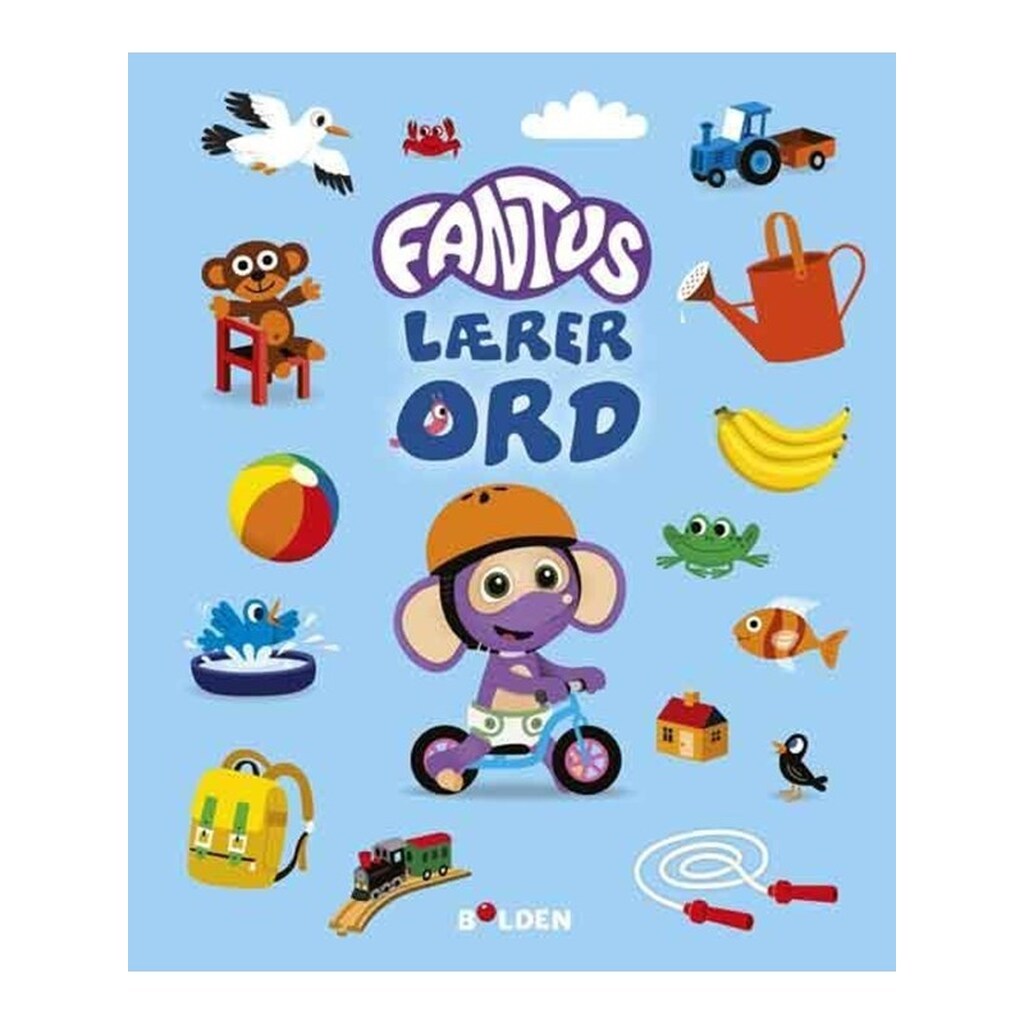 Fantus lærer ord - Børnebog - hardcover