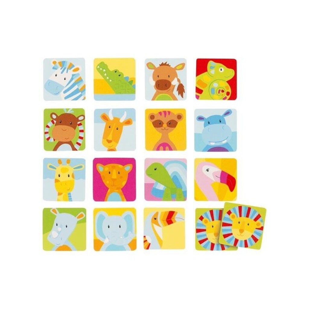 Goki Wooden Memo Game Safari 32 pcs.