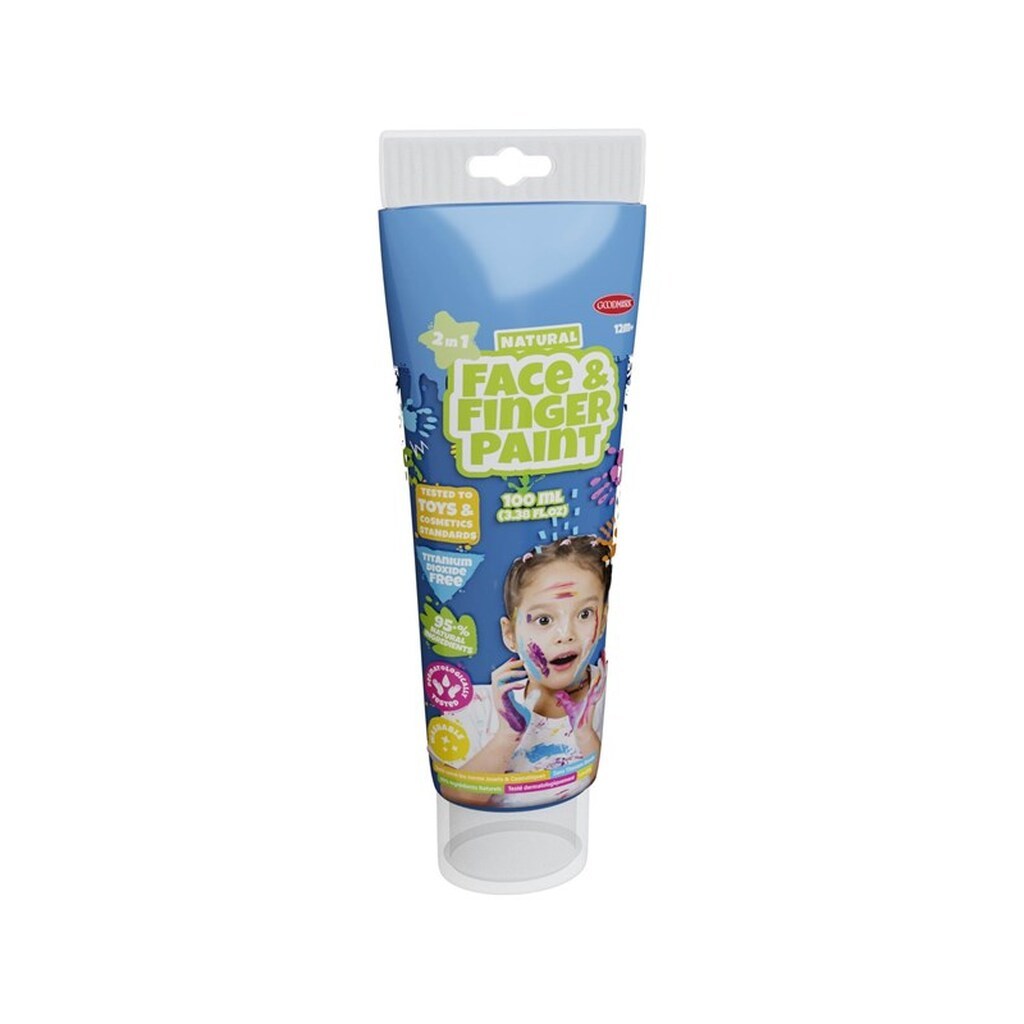 Boti Natural Face &amp; Fingerpaint Tube - Blue 100ml