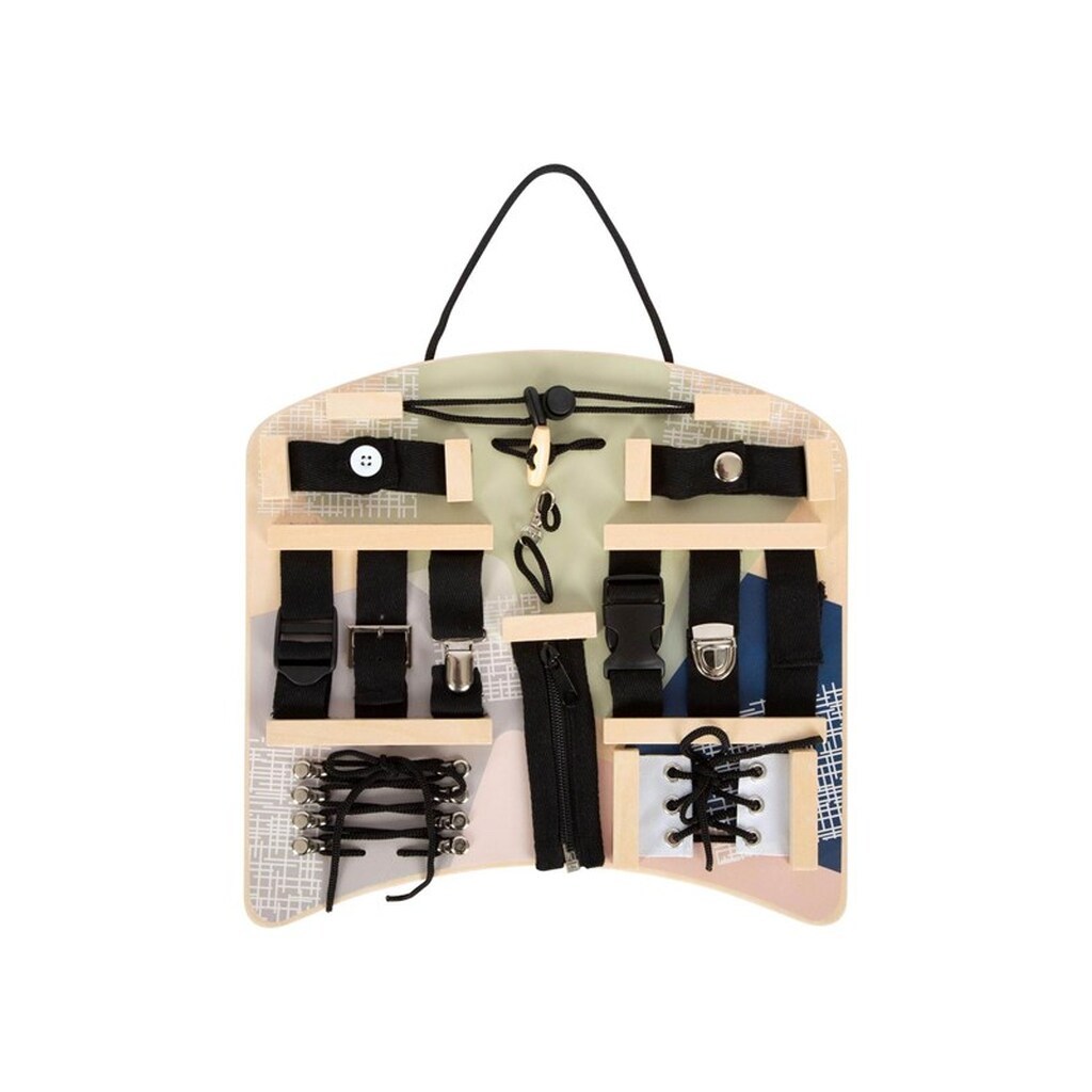 Small Foot Wooden Activity Board Locks and Connections