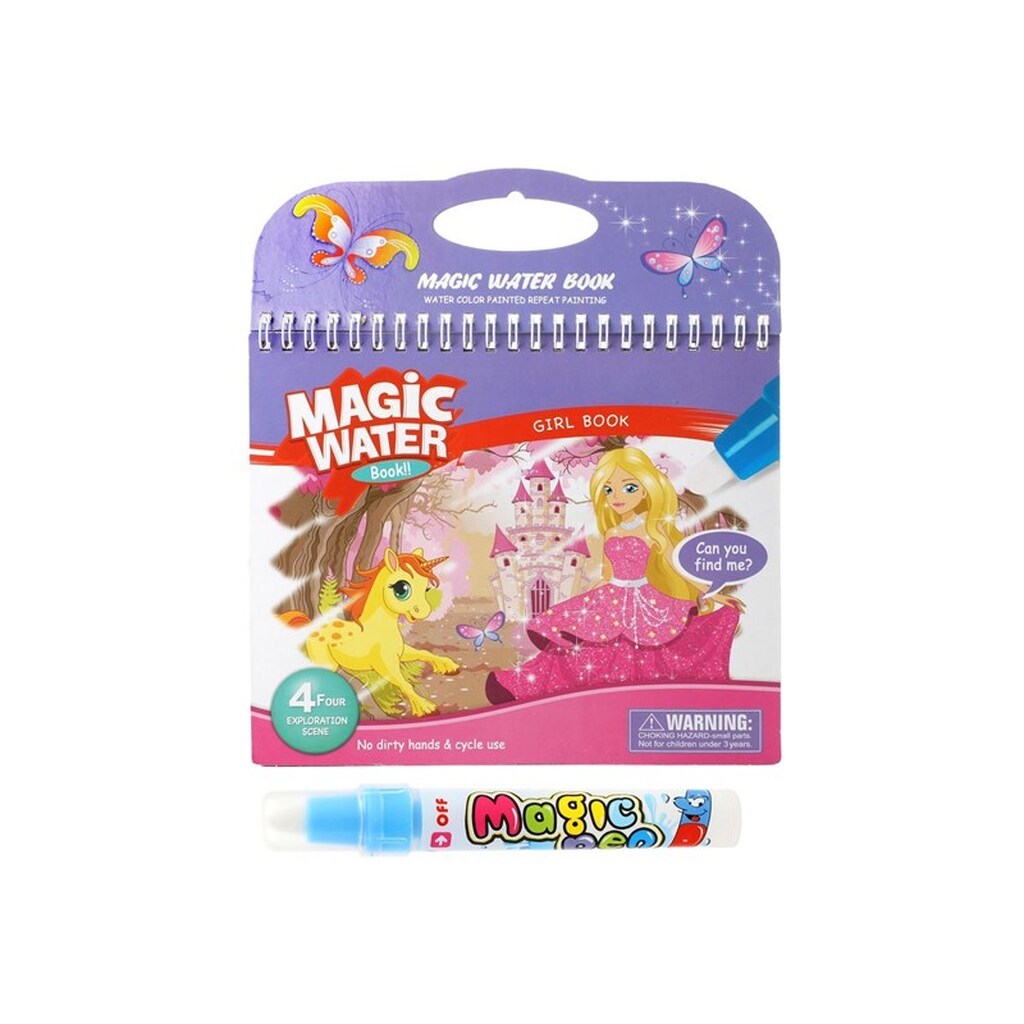 Toi-Toys Creativity Coloring with Water Princess with Marker