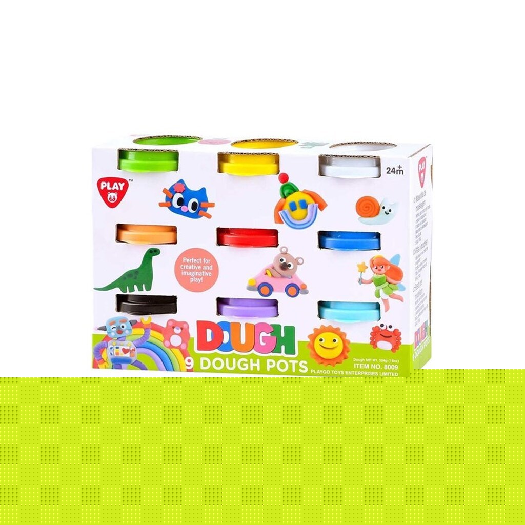 Playgo Clay Set 9 Colors - 9x56gram