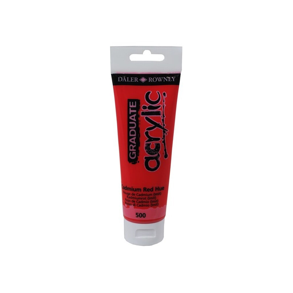 Daler-Rowney Graduate Acrylic 120 ml Cadmium Red Hue