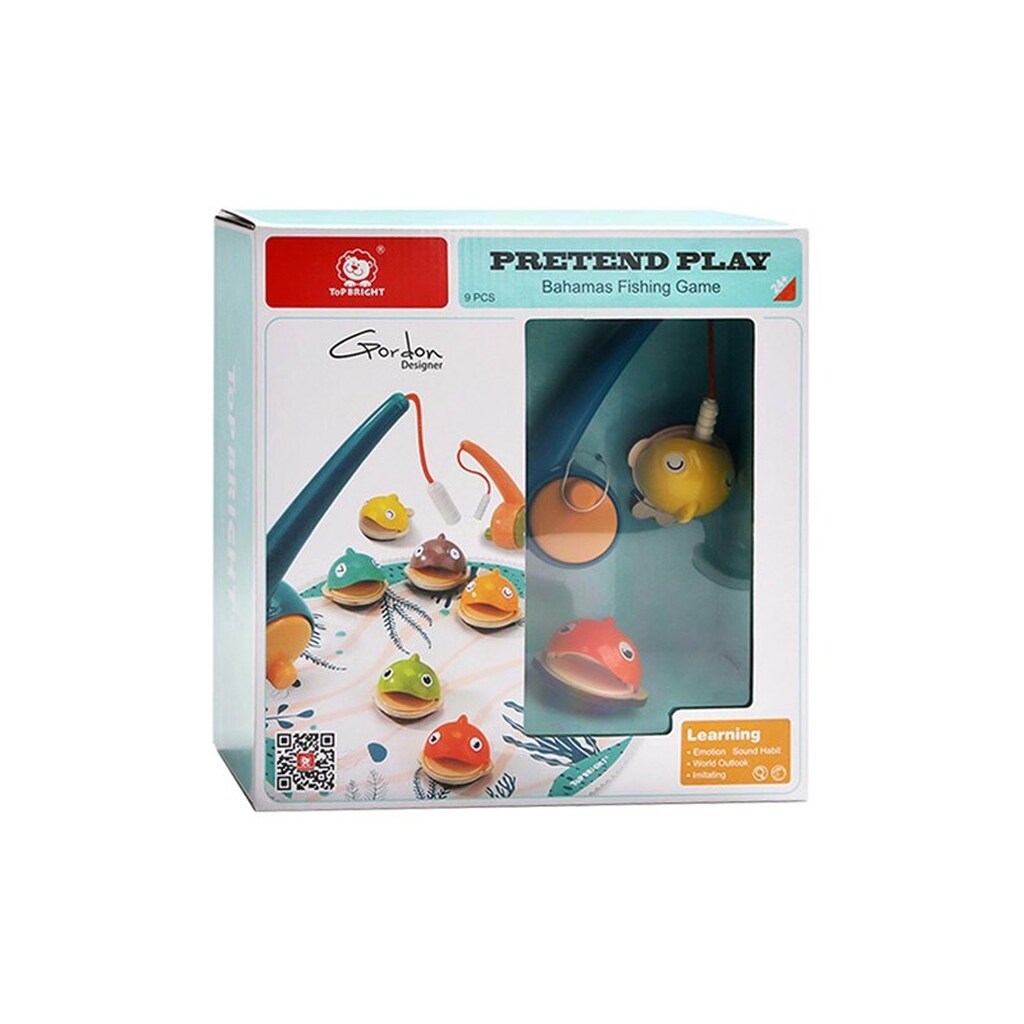 TOPBRIGHT Magnetic Fishing Game 9 pcs.