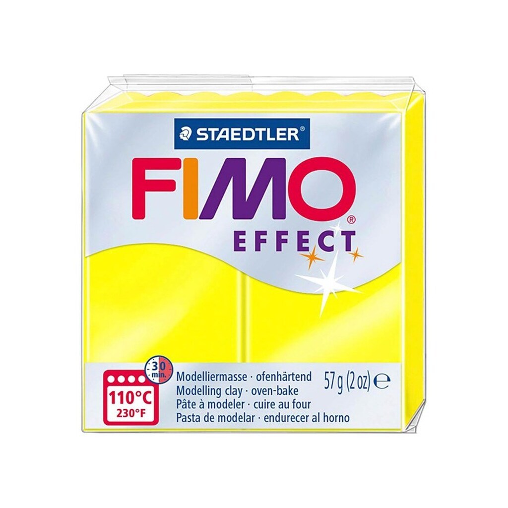 Fimo FIMO modeller 57g. Neon Gul