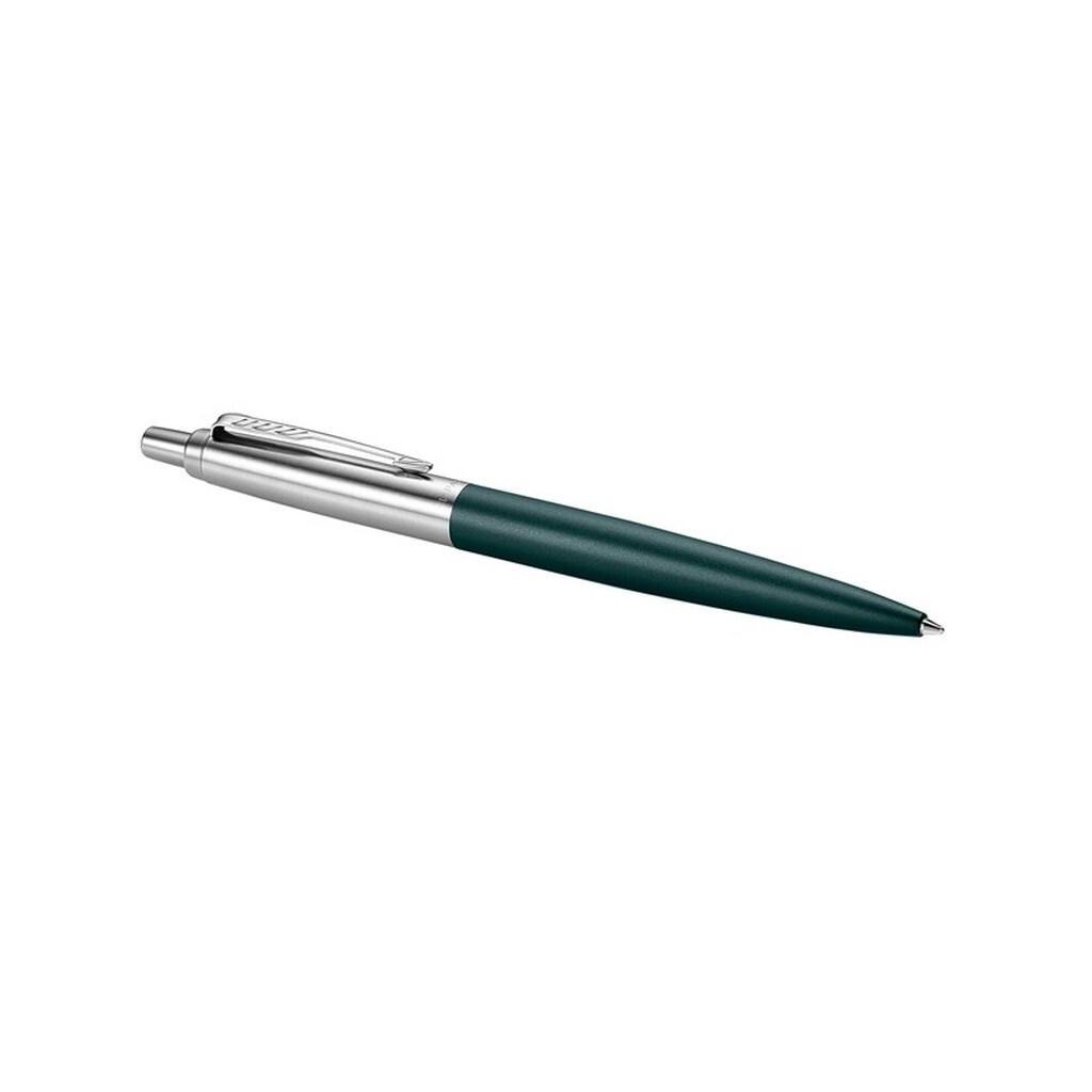 Parker Jotter XL-kuglepen | Greenwich-matgrøn med detaljer i krom | medium spids | blå blæk gaveæske