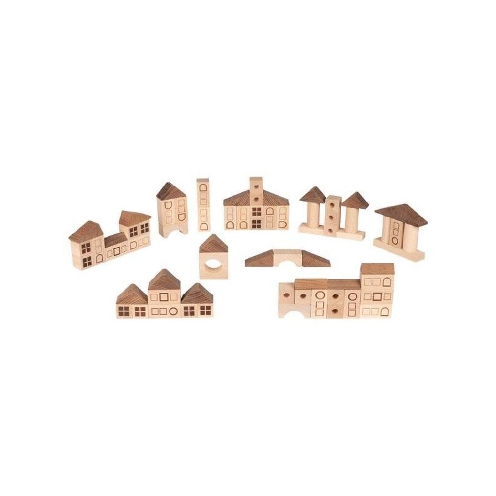 Goki Wooden Building Blocks City 70 pieces.