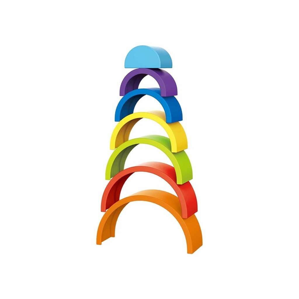 Toi-Toys Little Stars Baby Stacking Tower Rainbow 7pcs.