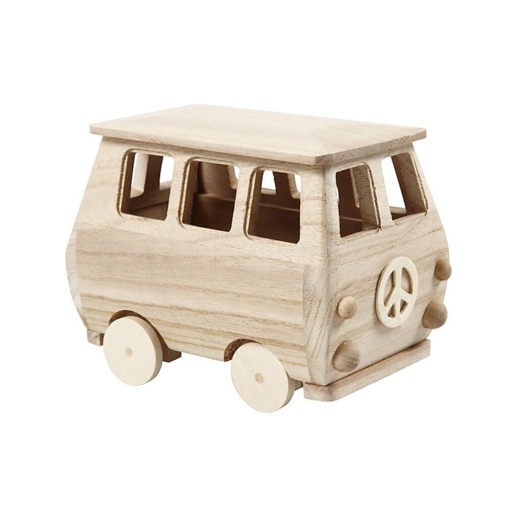 Creativ Company Wooden Mini Bus 17x10x13cm