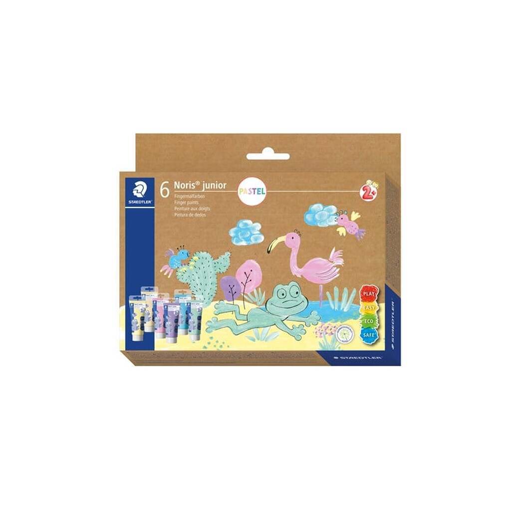 Staedtler FINGERMALING NJ 75ML 6 ass./æske