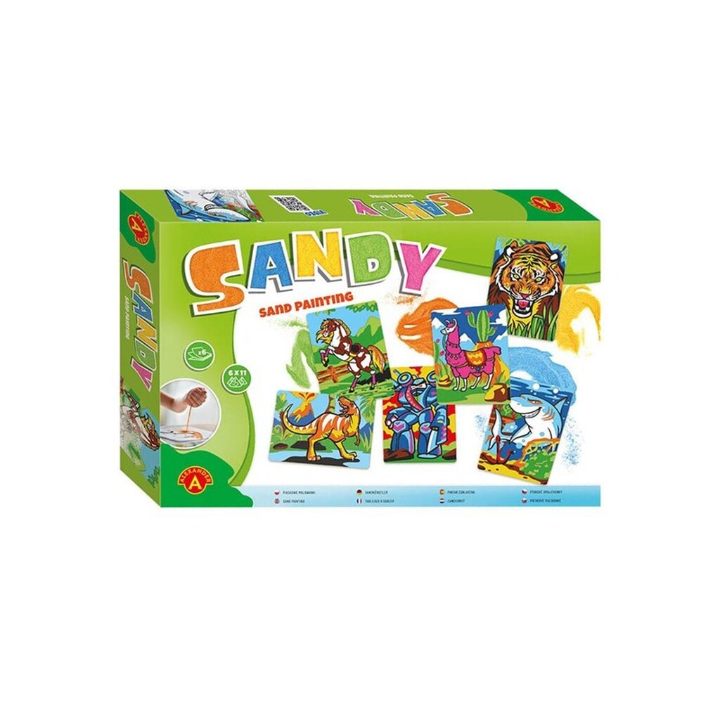 Alexander Toys Sand Art Crafts Mega Pack (66 bags of craft sand)