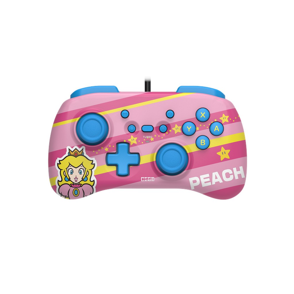 HORI PAD Mini (Super Mario Series - Peach) - Wired Controller - Nintendo Switch