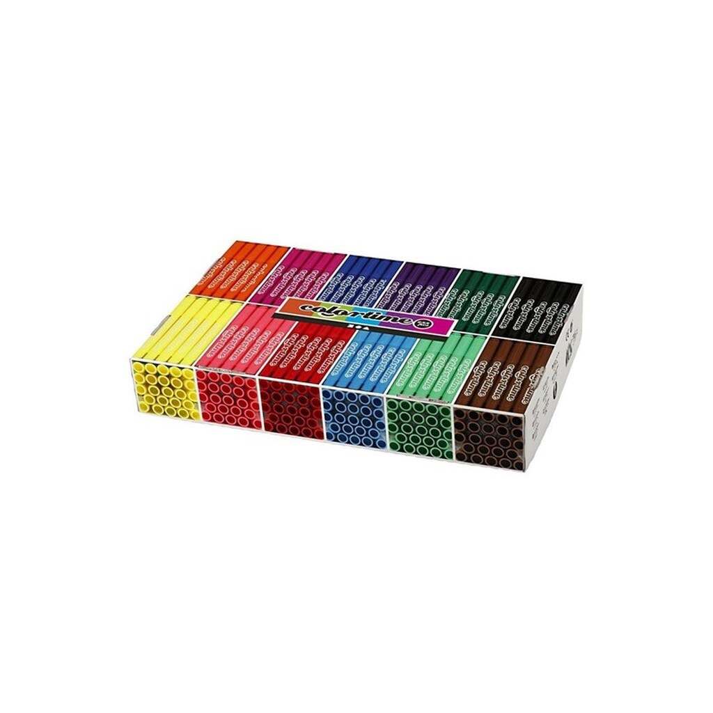 Creativ Company Large package with 12x24 colored Jumbo pens