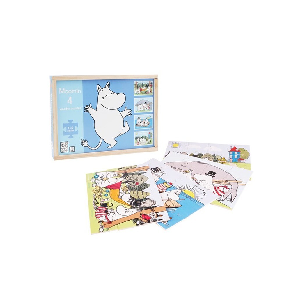Barbo Toys Mumitroldene 4 træpuslespil