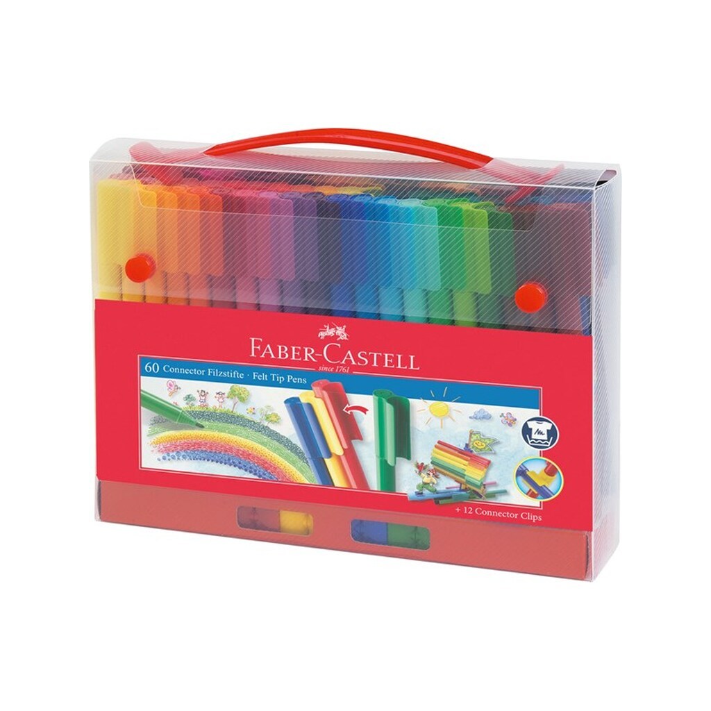 Faber-Castell Tusser Connector kuffert 60 ass