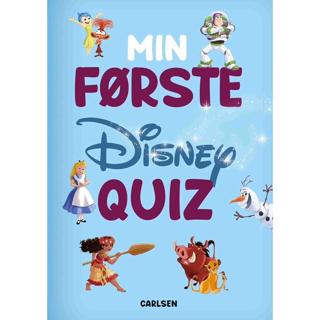 Min første Disney-quiz - Børnebog - Hardcover