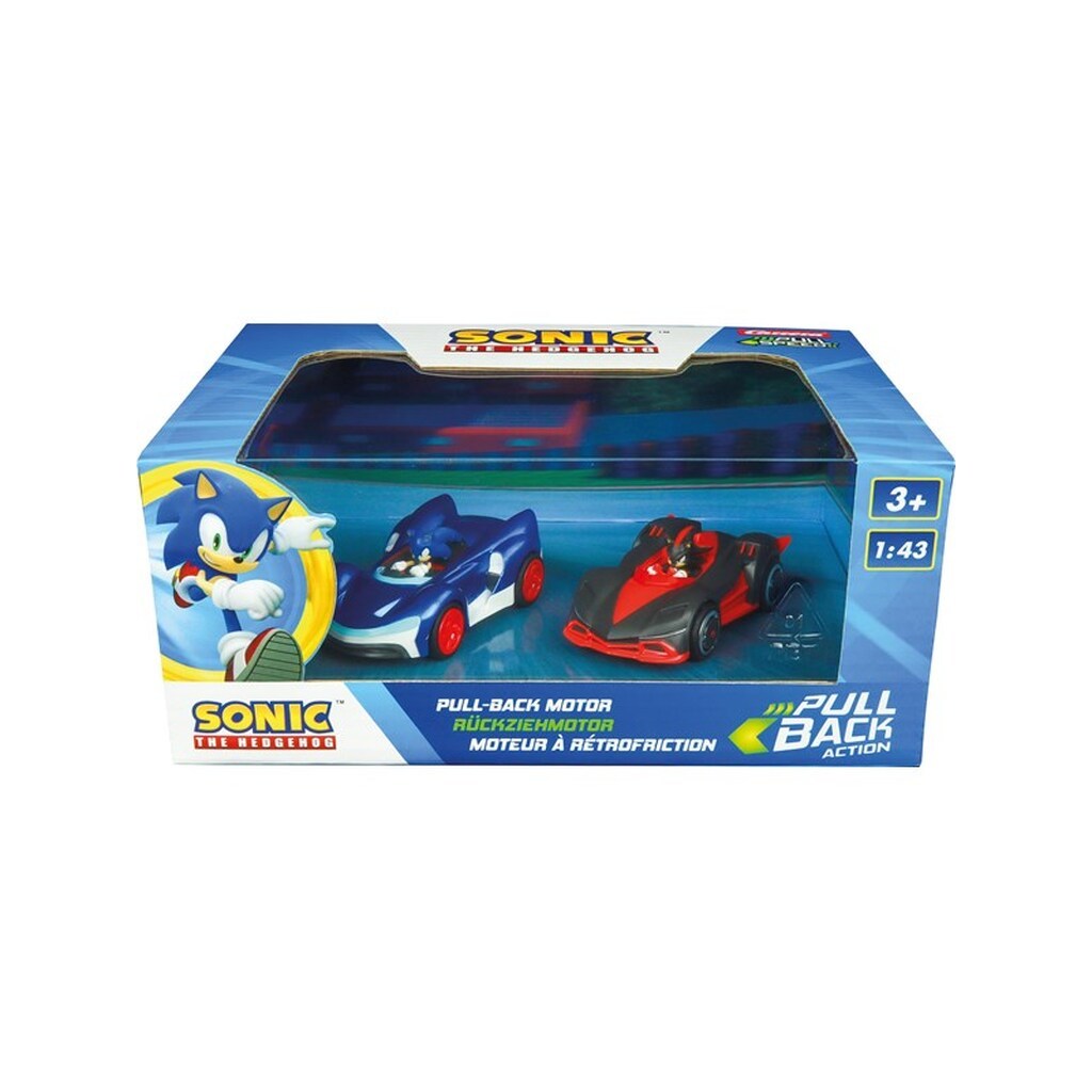 Carrera - Pull Back Auto Team Sonic Racing - Sonic vs. Shadow Twin Pack