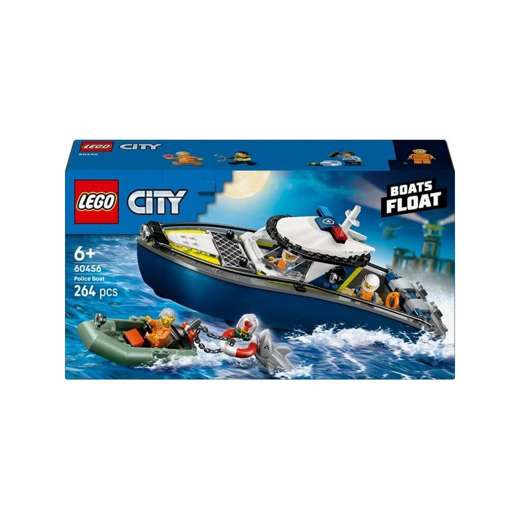 LEGO City 60456 Politibåd på forbryderjagt