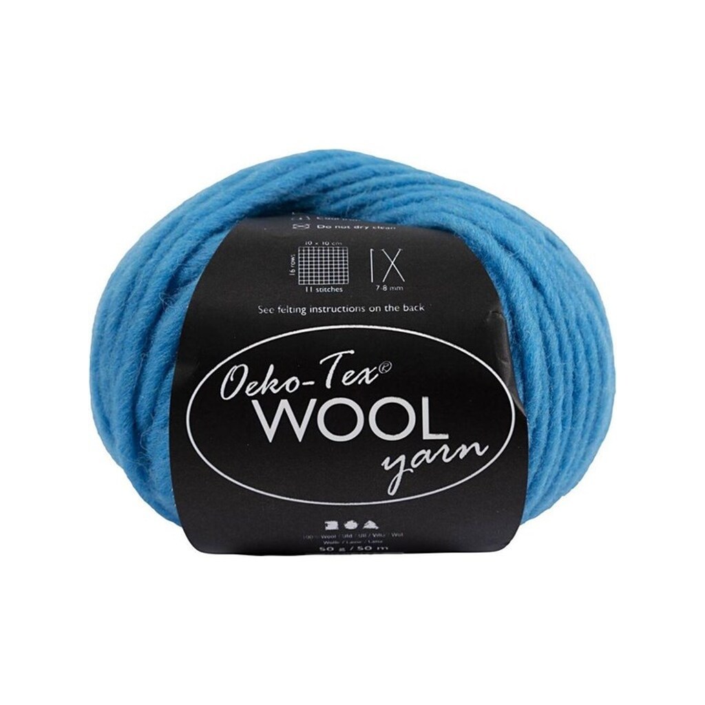 Creativ Company Wool yarn Turquoise 50m