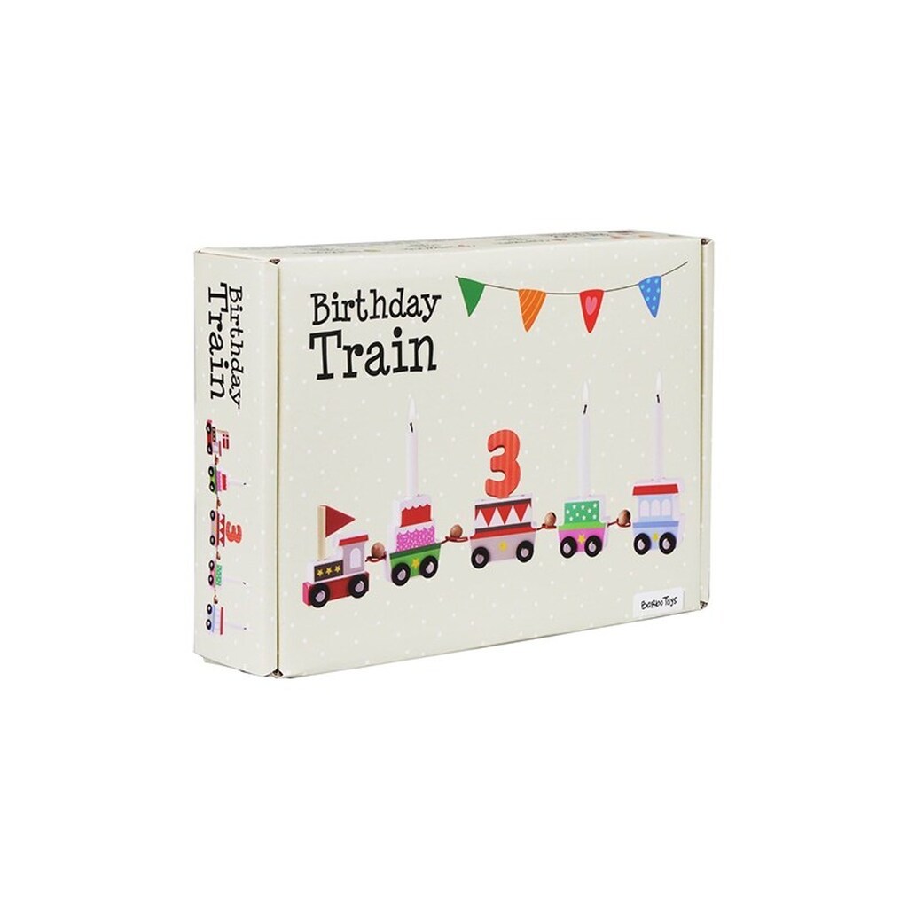 Barbo Toys Birthday Train with Scandinavian Flags
